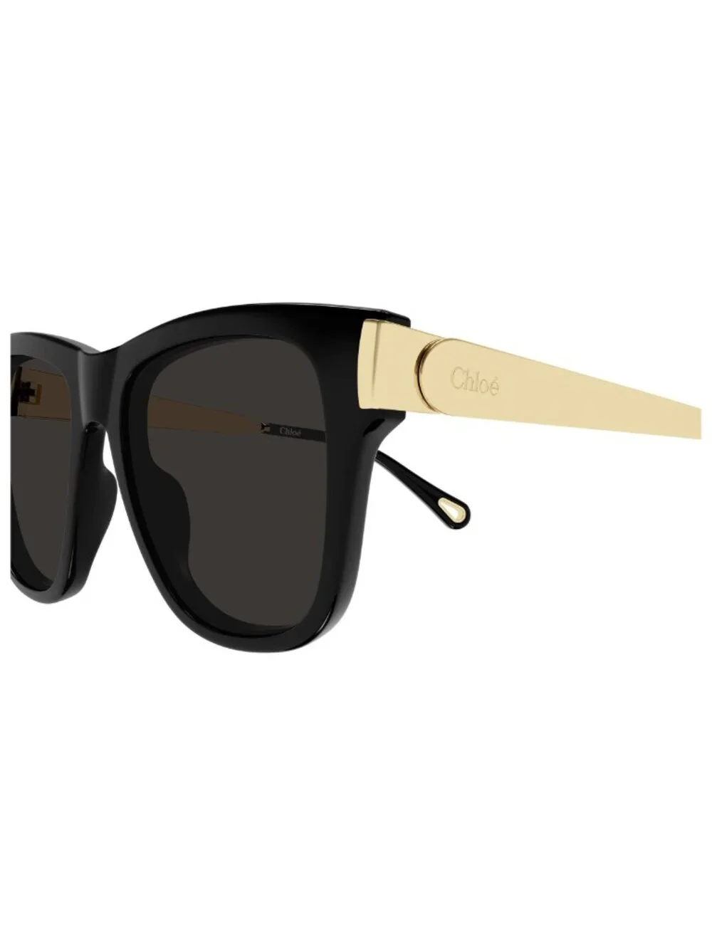 New Chloé Women's Sunglasses Black Grey Lens Acetate Frame CH0349S 001 54